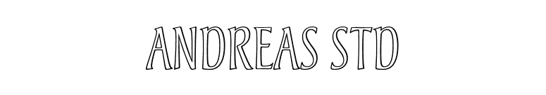 Andreas Std font preview
