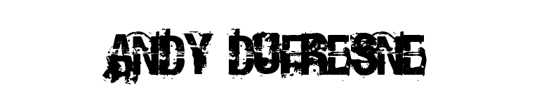 Andy Dufresne font preview