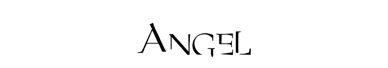 Angel font preview