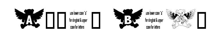 Angel Bear font preview