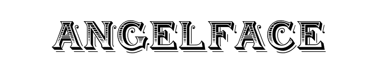 Angelface font preview
