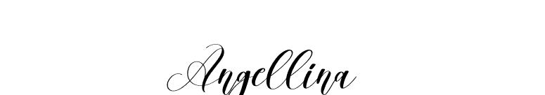 Angellina font preview