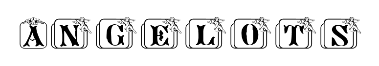 Angelots font preview