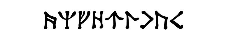 Angerthas font preview
