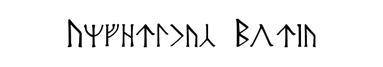 Angerthas Moria font preview