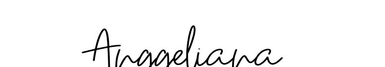 Anggeliana font preview