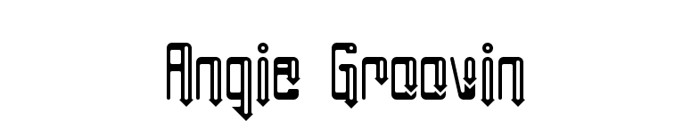 Angie Groovin font preview