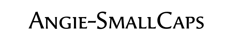 Angie-SmallCaps font preview