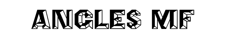 Angles MF font preview