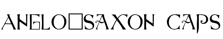 Anglo-Saxon Caps font preview