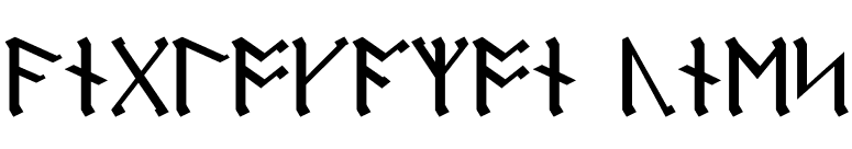 AngloSaxon Runes font preview