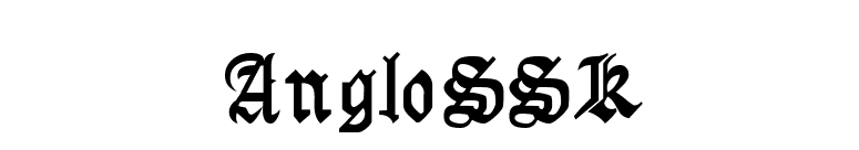 AngloSSK font preview