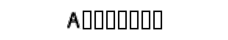 Angstrom font preview
