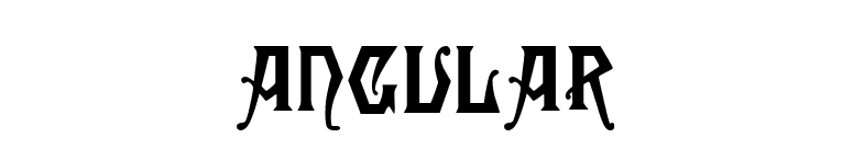 Angular font preview
