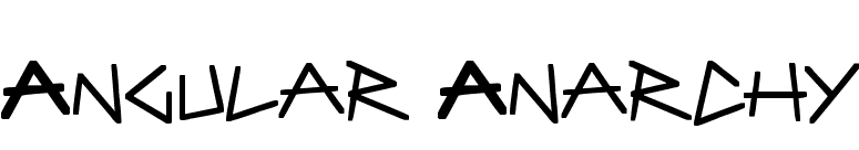 Angular Anarchy
 font preview
