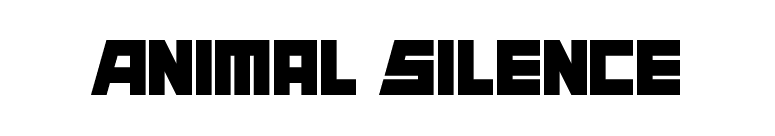 Animal Silence font preview