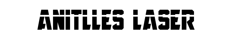 Anitlles Laser font preview