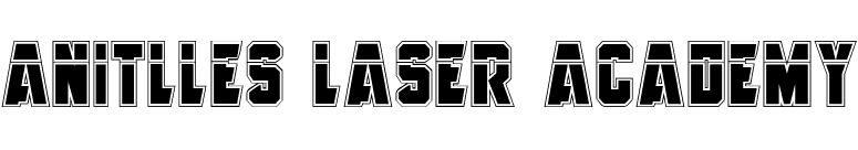 Anitlles Laser Academy font preview