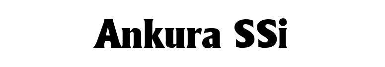 Ankura SSi font preview