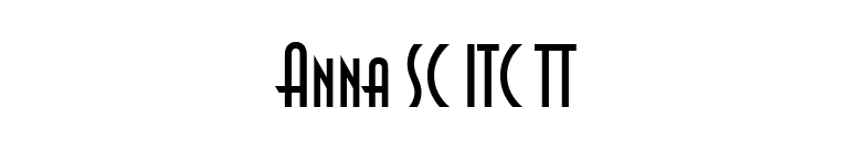 Anna SC ITC TT font preview