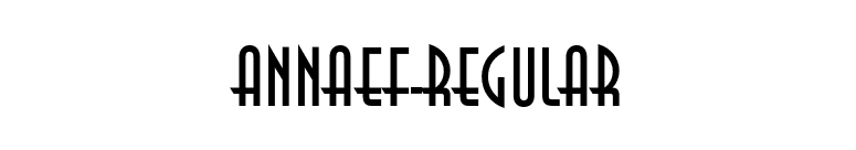 AnnaEF-Regular font preview