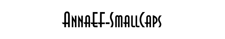 AnnaEF-SmallCaps font preview