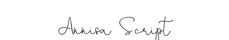 Annisa Script font preview