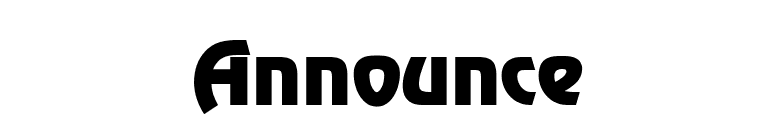 Announce font preview