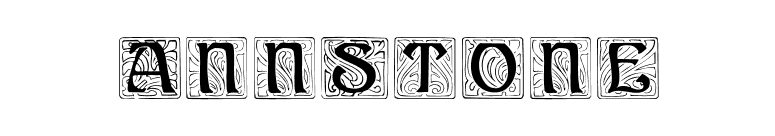 AnnStone font preview