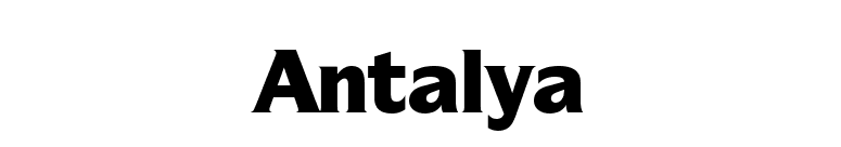Antalya font preview