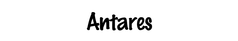 Antares font preview