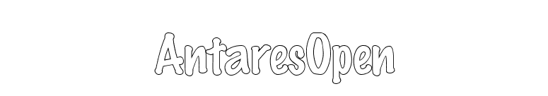 AntaresOpen font preview