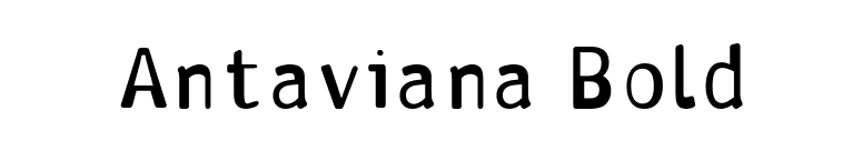 Antaviana Bold font preview