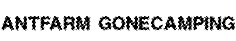 AntFarm GoneCamping font preview
