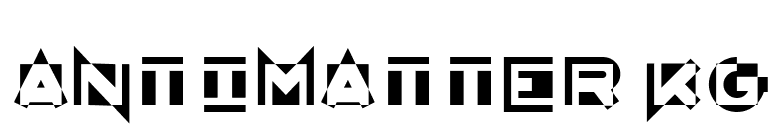 AntiMatter KG font preview