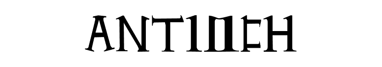 Antioch font preview