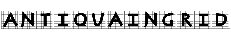 AntiquaInGrid font preview