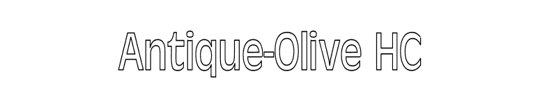 Antique-Olive HC font preview