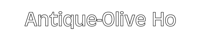 Antique-Olive Ho font preview