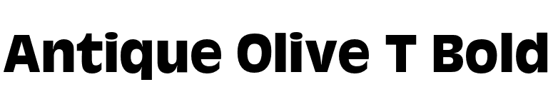 Antique Olive T Bold font preview
