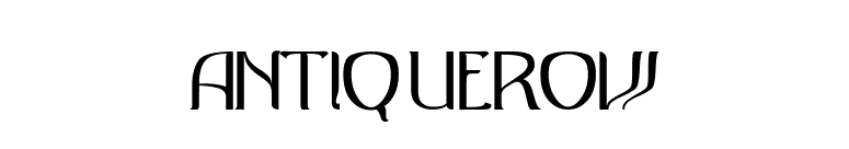 AntiqueRow font preview