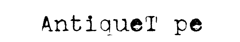 AntiqueType font preview