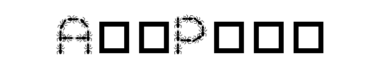 AntPile font preview