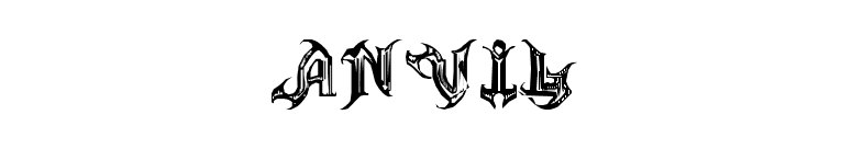 ANVIL font preview