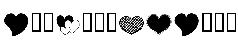 ap_justhearts font preview
