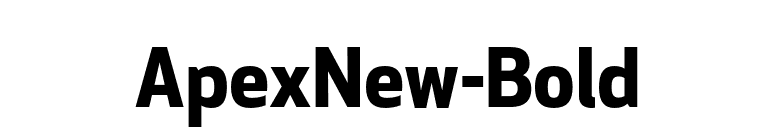 ApexNew-Bold font preview