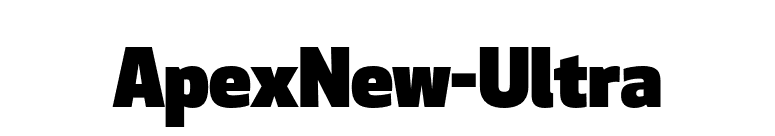 ApexNew-Ultra font preview