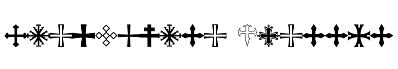 Apocalypso-Crosses font preview