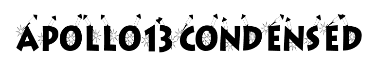 Apollo13Condensed font preview