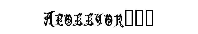 Apollyonâ„¢ font preview